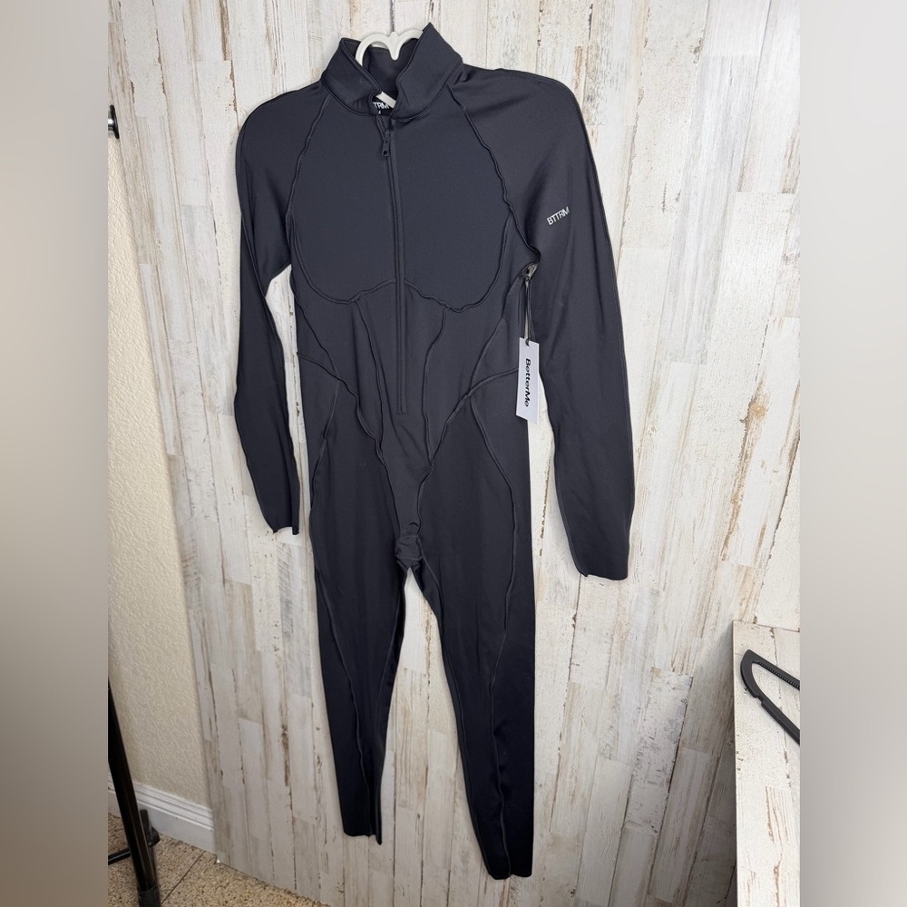 Better Me Women's Black One-Piece Jumpsuit